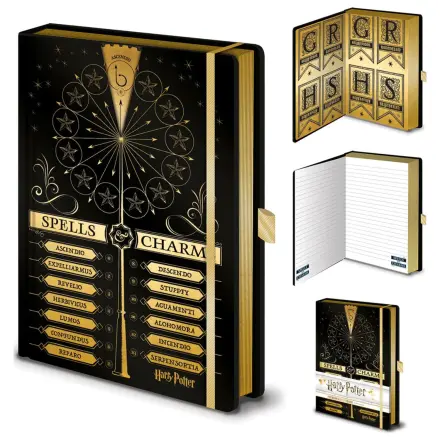 Harry Potter Spells & Charms A5 zápisník so spinnerom produktová fotografia