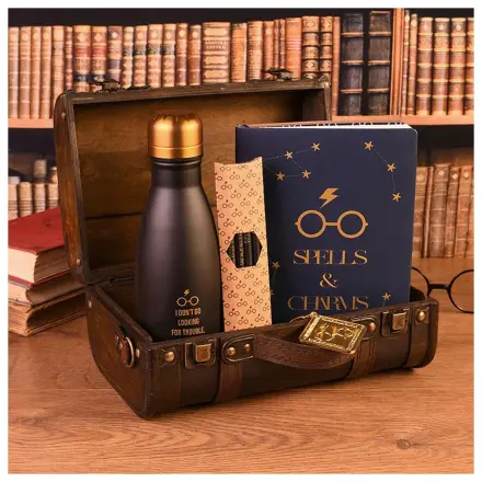 Harry Potter prémiový darčekový set kufor Trouble Finds Me produktová fotografia