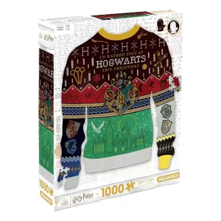 Harry Potter Jigsaw Puzzle škaredý vianočný sveter Hogwarts (1000 dielikov) produktová fotografia