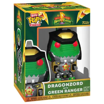 Funko Bitty POP! Bots figúrka Power Rangers DragonZord s Green Rangerom produktová fotografia