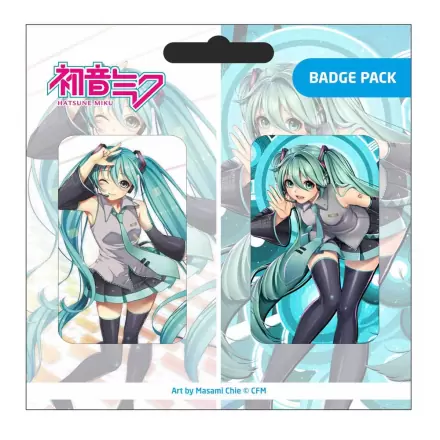 Hatsune Miku Pin Badges 2-balenie Set D termékfotója