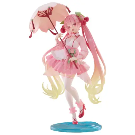 Hatsune Miku AMP PVC Socha Newly Written Sakura Miku Sakura Dress Ver. 21 cm produktová fotografia