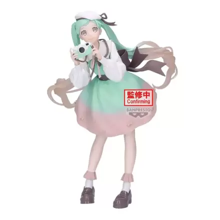 Hatsune Miku Camera Holiday Memories figúrka 20 cm termékfotója