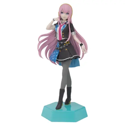 Hatsune Miku: Colorful Stage! Desktop x Decorate Collections PVC Socha Megurine Luka School Sekai Ver. 15 cm produktová fotografia