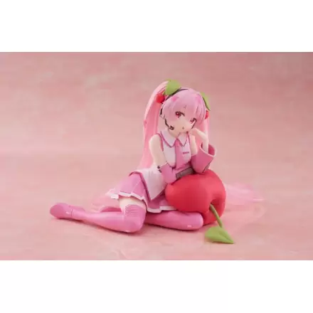 Hatsune Miku PVC Soška Desktop Cute Figure Sakura Miku Cherry Cushion Ver. 13 cm termékfotója