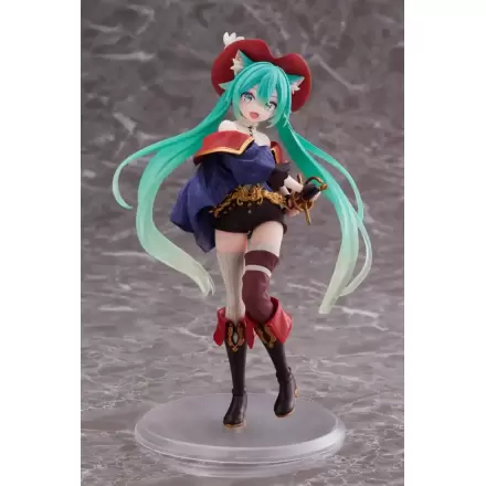 Hatsune Miku PVC socha Hatsune Miku Wonderland Puss in Boots 18 cm produktová fotografia