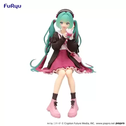 Hatsune Miku Zarážka na rezance PVC Soška Autumn Date Pink Color Ver. 14 cm produktová fotografia