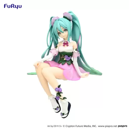 Hatsune Miku Noodle Stopper PVC Socha Kvetinová Víla Morning Glory Ružová Farebná Verzia 14 cm produktová fotografia