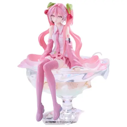 Hatsune Miku Noodle Stopper PVC figúrka Sakura Miku 2026 Smile Ver. 14 cm produktová fotografia