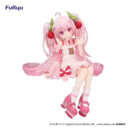 Hatsune Miku Noodle Stopper PVC Socha Sakura Miku 2025 14 cm termékfotója