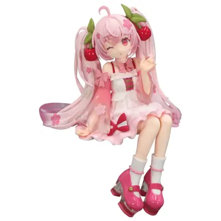 Hatsune Miku Noodle Stopper PVC Socha Sakura Miku 2025 Wink Ver. 14 cm produktová fotografia