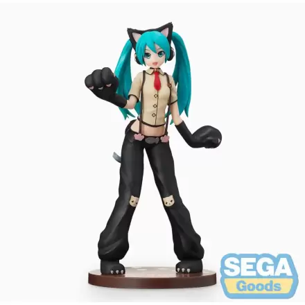 Hatsune Miku Project DIVA Arcade Future Tone SPM PVC soška Hatsune Miku Kitty Cat 23 cm termékfotója