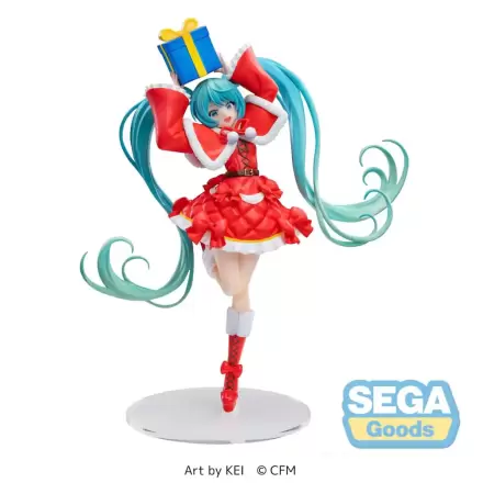 Hatsune Miku Series Luminasta PVC Socha Hatsune Miku Christmas 2024 19 cm termékfotója