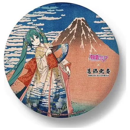 Hatsune Miku x Katsushika Hokusai iXima Veľký odznak Fine Wind, Clear Morning produktová fotografia