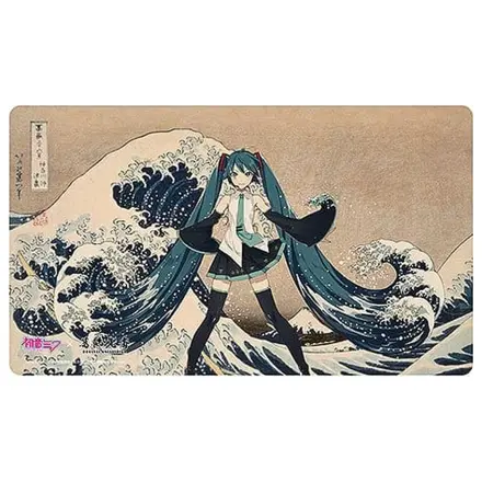 Hatsune Miku x Katsushika Hokusai iXima Podložka na stôl The Great Wave off Kanagawa/Fine Wind, Clear Morning produktová fotografia
