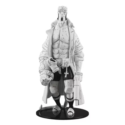 Hellboy vinylová figúrka 30 výročia čiernobiela varianta Preview Exclusive 32 cm termékfotója