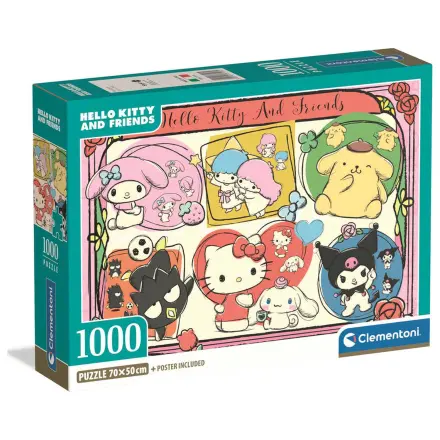 Hello Kitty 2 puzzle, 1000 kusov produktová fotografia