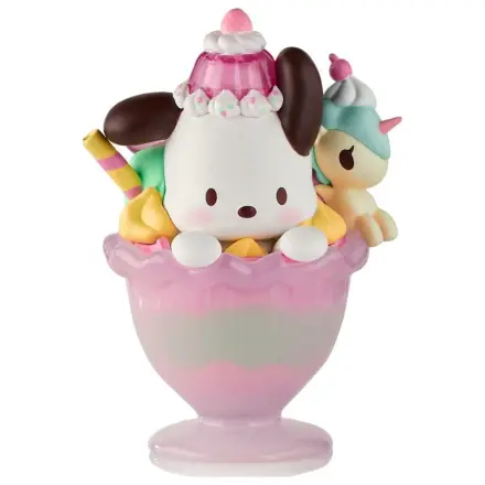 Hello Kitty & Friends Window Box Figúrka Fast Food Pochacco Pink Unicorn Sundae 9 cm produktová fotografia