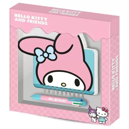 Hello Kitty and Friends My Melody Zápisník + pero produktová fotografia