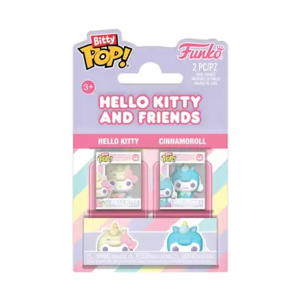 Hello Kitty Bitty Funko POP! Vinylová figúrka 2-balenie HK & Cinnamonroll produktová fotografia