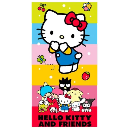 Hello Kitty Cute Friends uterák 70x140 cm produktová fotografia