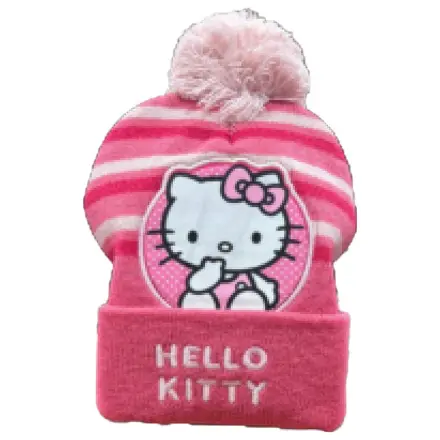 Hello Kitty tmavoružová detská čiapka produktová fotografia