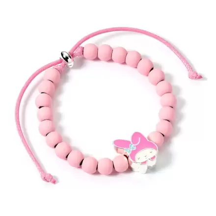 Hello Kitty náramok ružové korálky s príveskom My Melody 21 cm produktová fotografia