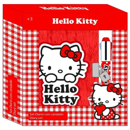 Hello Kitty Diár + 4-farebné pero produktová fotografia