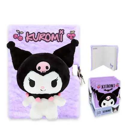 Hello Kitty Kuromi 3D A5 zápisník produktová fotografia