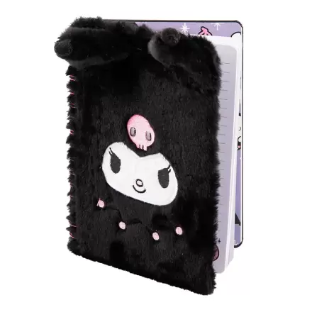 Hello Kitty Kuromi A5 chlpatý zápisník termékfotója