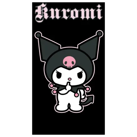 Hello Kitty Kuromi Black Uterák 70x140cm produktová fotografia