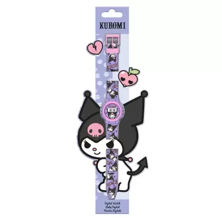 Hello Kitty Kuromi digitálne hodinky produktová fotografia