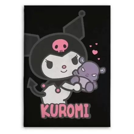 Hello Kitty Kuromi flanelová deka 110x150cm produktová fotografia