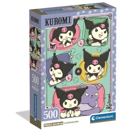 Hello Kitty Kuromi puzzle 500 kusov produktová fotografia