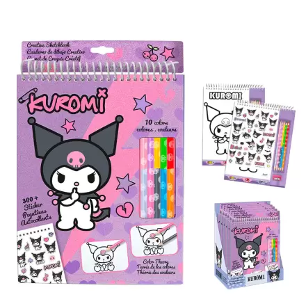 Hello Kitty Kuromi Omaľovánka a ceruzky produktová fotografia