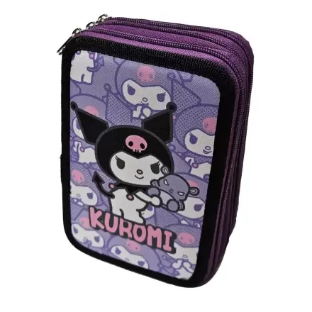 Hello Kitty Kuromi trojité puzdro na ceruzky termékfotója