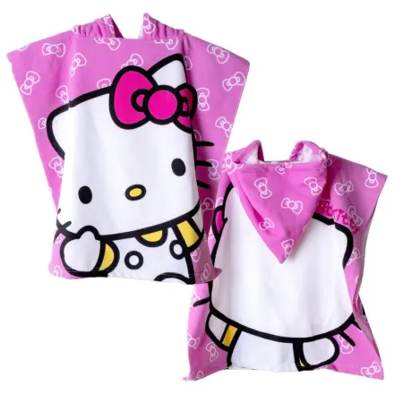 Hello Kitty uterák poncho z mikrovlákna produktová fotografia