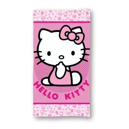 Hello Kitty mikrovláknová plážová osuška produktová fotografia