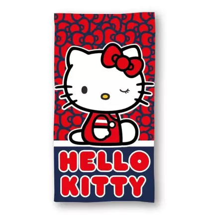 Hello Kitty mikrovláknová plážová osuška produktová fotografia