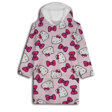 Hello Kitty oversize mikina kabát pre dospelých koralová produktová fotografia