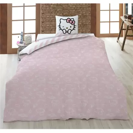 Hello Kitty bavlnená obliečka na paplón posteľ 90 cm produktová fotografia