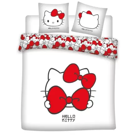 Hello Kitty policotton obliečka na prikrývku na posteľ 135cm produktová fotografia