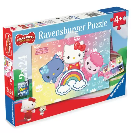 Hello Kitty puzzle 2 x 24 ks produktová fotografia