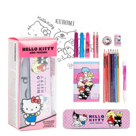 Hello Kitty sada písacích potrieb na farbenie produktová fotografia