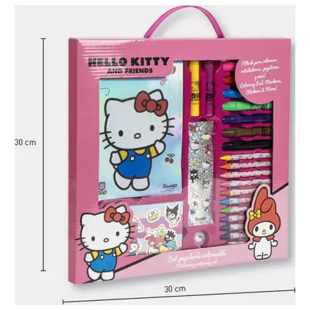 Hello Kitty omaľovánky stationery set produktová fotografia
