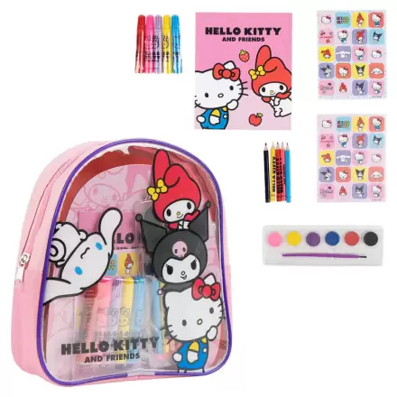 Hello Kitty ruksak stationery set termékfotója