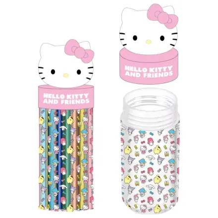 Hello Kitty Pink 18-dielna sada fixiek v 3D držiaku produktová fotografia