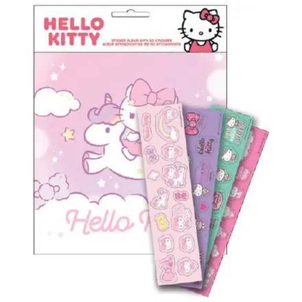 Hello Kitty Unicorn Album na nálepky s 50 nálepkami produktová fotografia