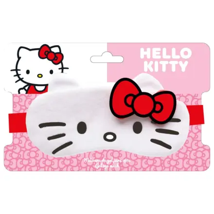 Hello Kitty White Adult Gel maska na spanie, nočná maska na oči produktová fotografia