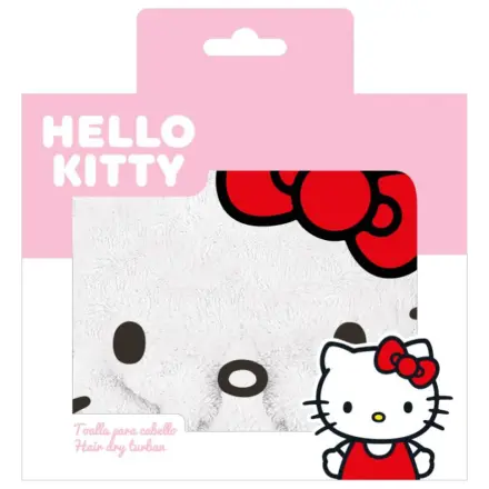 Hello Kitty biely uterák na vlasy produktová fotografia